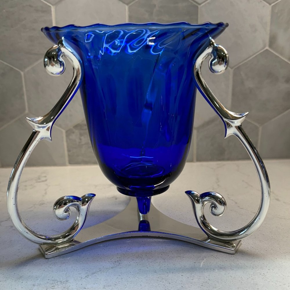 2- Partylite Blue Solioquy